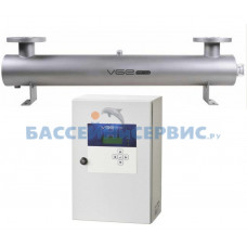 Установка УФ 80 м3/ч VGE Pro INOX 400-204, 2x200 Вт, 110 мм DN100, MONITOR+ control (VI04002042MP)